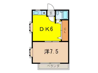 メゾン眞水【2階】の間取り