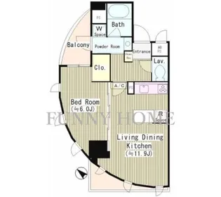 東京都世田谷区野沢2【マンション】の間取り