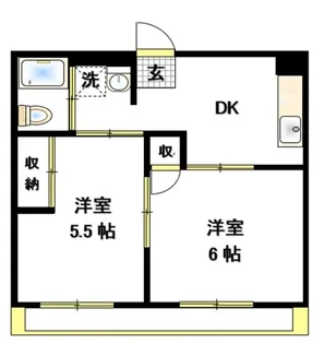 東洋ビル佐原【5階】の間取り