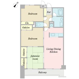 プロシード瑞江【3階】の間取り