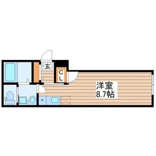 REFINA晩翠【3階】の間取り