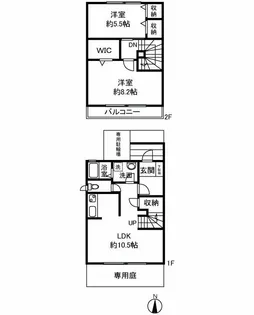 ヴィクトワール Aの間取り