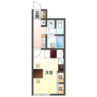 ニューグレイス塩浜【1階】の間取り