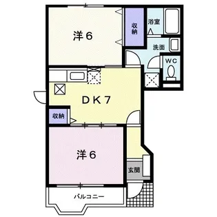 マリソル M【1階】の間取り