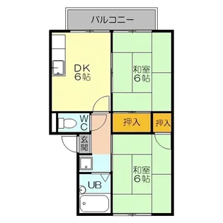 サントピア福田【2階】の間取り