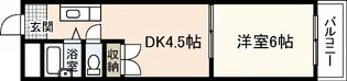 北川ビル【4階】の間取り
