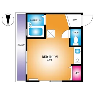 シンコウハイツ【3階】の間取り