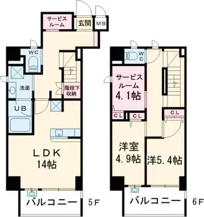 Forelsketの間取り
