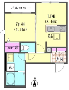 シティプラザ池上【1階】の間取り