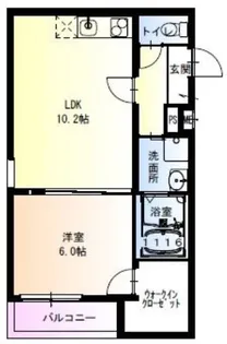 フジパレス堺浅香II番館【3階】の間取り