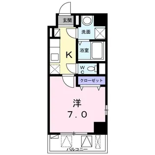 カルム・アビタシオン【6階】の間取り