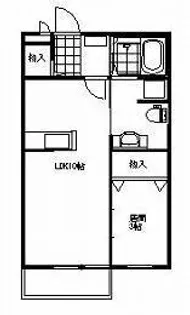 ソーレ・フォンティーヌ【1階】の間取り