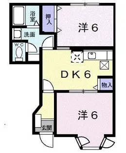 メゾン・ド・エール【1階】の間取り