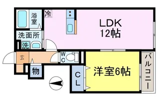 ロータスハウス【1階】の間取り