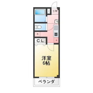 アビタシオン横山【1階】の間取り