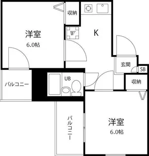 T s garden蓮根II【3階】の間取り