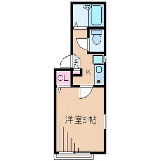 ディアコート大倉山I【3階】の間取り