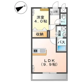セサミ(sesame)【2階】の間取り