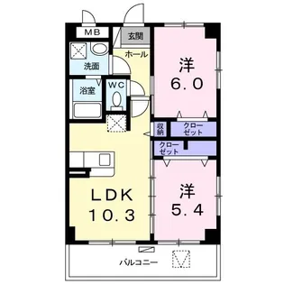 プレシャス.ワン【3階】の間取り
