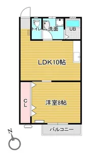 アナナメゾン2【1階】の間取り