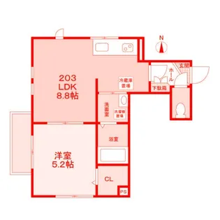 グレイス【2階】の間取り