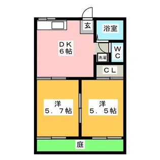 美住工房 B【1階】の間取り