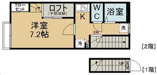 フォレストII【2階】の間取り
