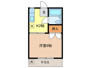 柴崎ハイツ【1階】の間取り