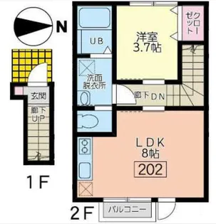 Le Monde【2階】の間取り