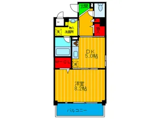さくら天の川【4階】の間取り