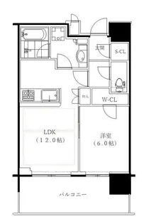 パークコート浜離宮ザタワー【18階】の間取り