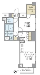 Brillia ist 北沢【3階】の間取り