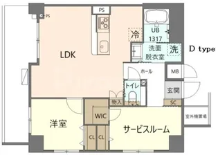 KoHa錦糸町【7階】の間取り