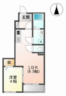ポップライフ【1階】の間取り