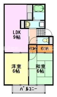 セントラルヴィレッジ【2階】の間取り