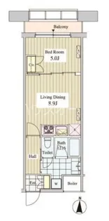 パトリス神保町【8階】の間取り