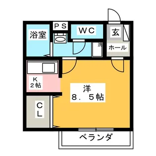 saffraan court【2階】の間取り