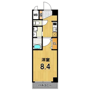 エスカーサ京都西陣【3階】の間取り