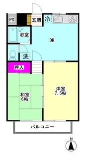 メイゾン多摩川【3階】の間取り