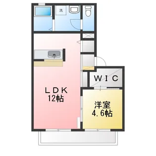 ジャルダン相羽【2階】の間取り