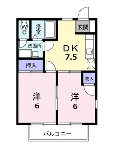 エトワール【2階】の間取り