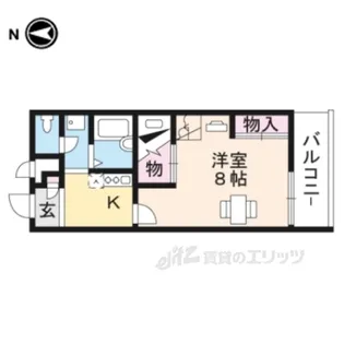 レオパレスEfini2【2階】の間取り