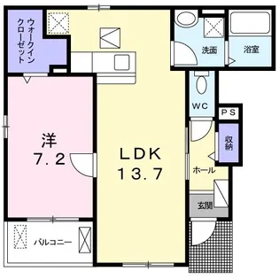 コージコート・5【1階】の間取り