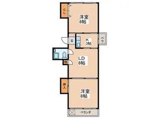 東京セントラル荻窪【5階】の間取り