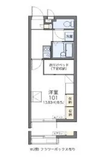ちばな【1階】の間取り