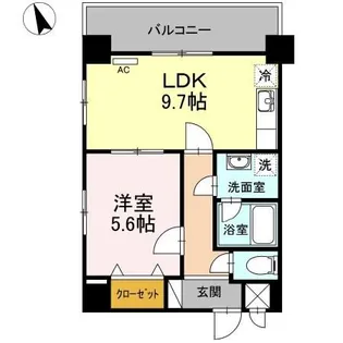 メゾンdeウノ【4階】の間取り