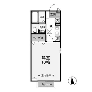 リビングタウン上並榎 A【1階】の間取り