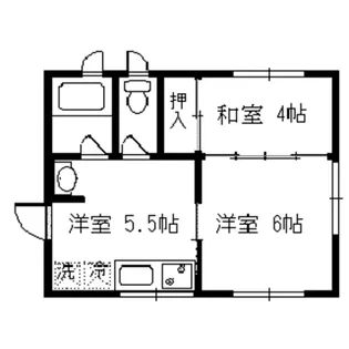 カーサ・ラ・ボエム【2階】の間取り