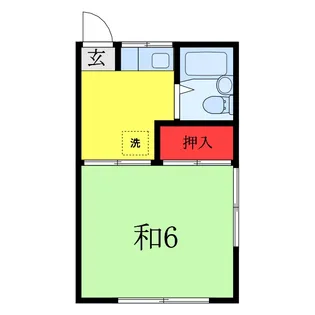 ダイイチ板橋コーポ【1階】の間取り