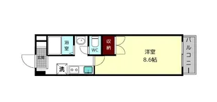 クレセール杉ヶ町【2階】の間取り